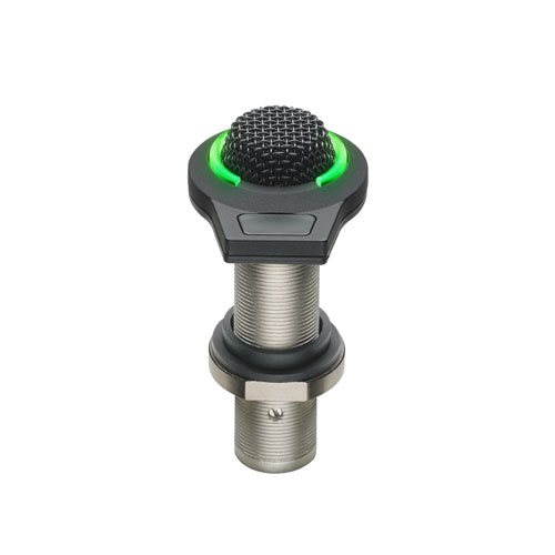 鐵三角 ES945/LED 全方向界面話筒 (帶輕觸開關及LED指示燈)-黑色-綠色led款