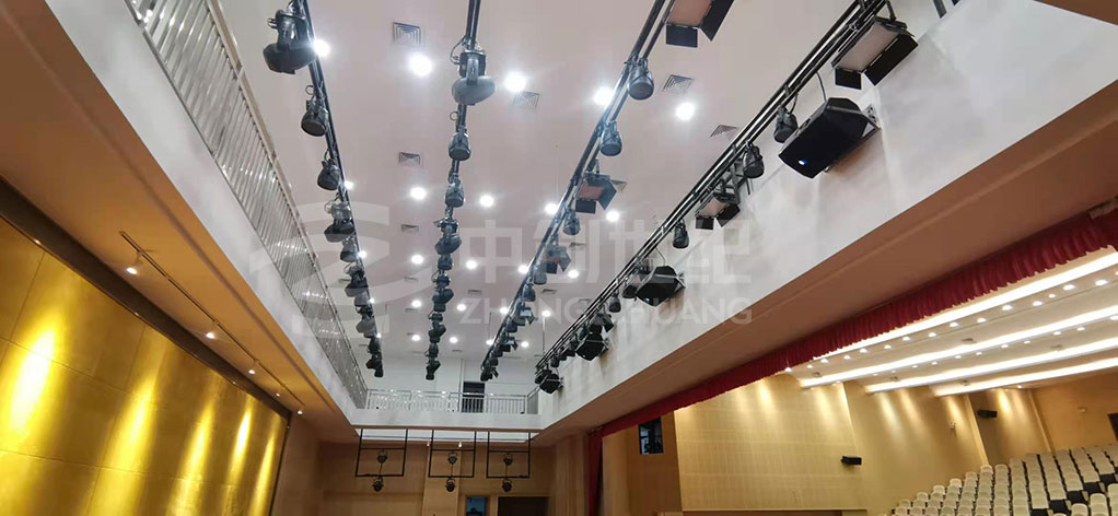 廣東省東莞監獄干警禮堂-舞臺燈光照