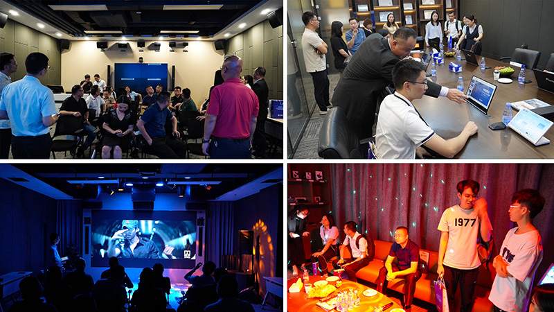 參訪團參觀體驗中創世紀展廳 參訪團參觀體驗中創世紀展廳